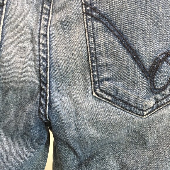 BEBE Medium Wash 5 Pocket Logo Hardware Slim Fit Skinny Jeans - Picture 11 of 12